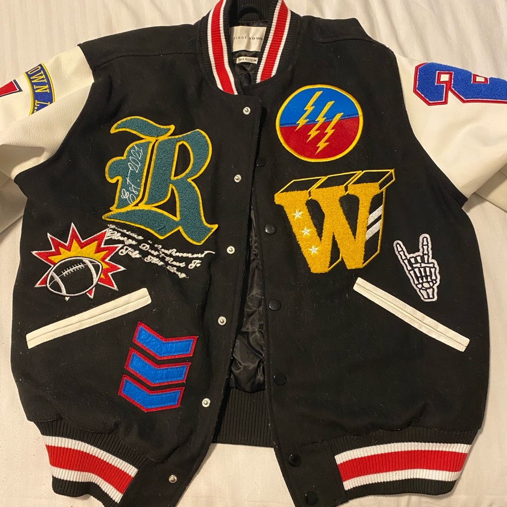 Oversize women varsity jacket